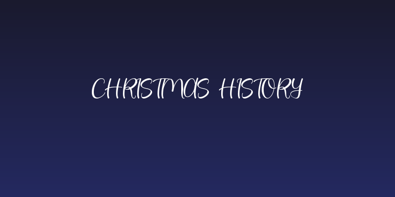 Christmas History Social Header