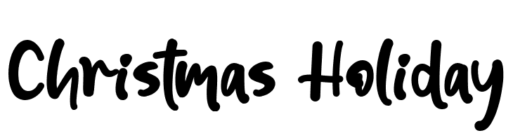 Christmas Holiday  font caratteri gratis