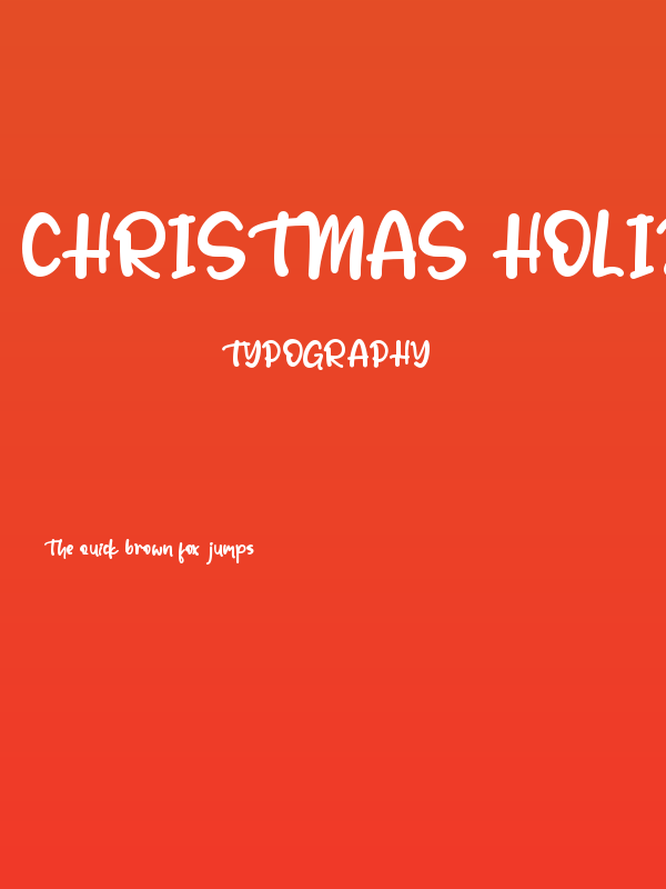 Christmas Holiday_Personal Use Poster