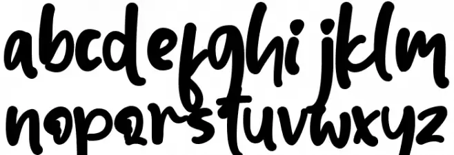 Christmas Holiday_Personal Use Font Litere mici