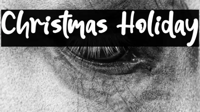 Christmas Holiday Font examples