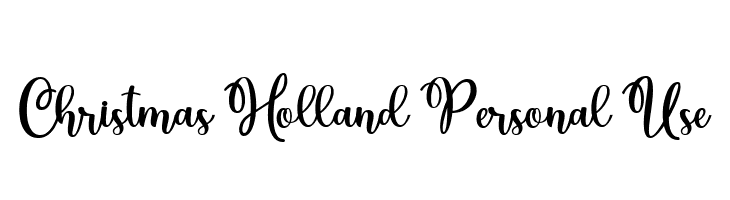 Christmas Holland Personal Use  नि: शुल्क फ़ॉन्ट्स डाउनलोड