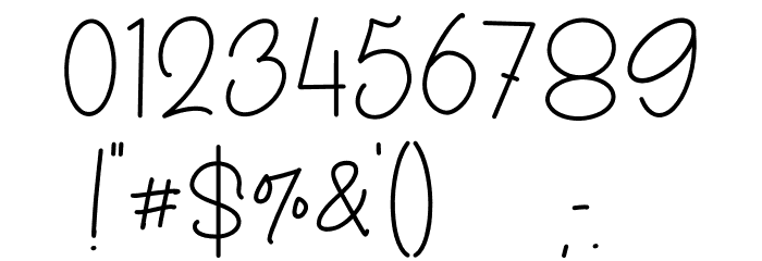 Christmas Honey Regular Font OTHER CHARS