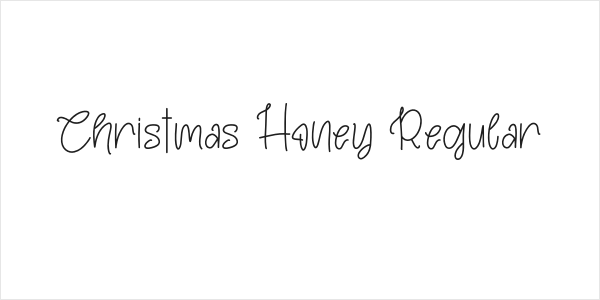 Christmas Honey Regular Logo