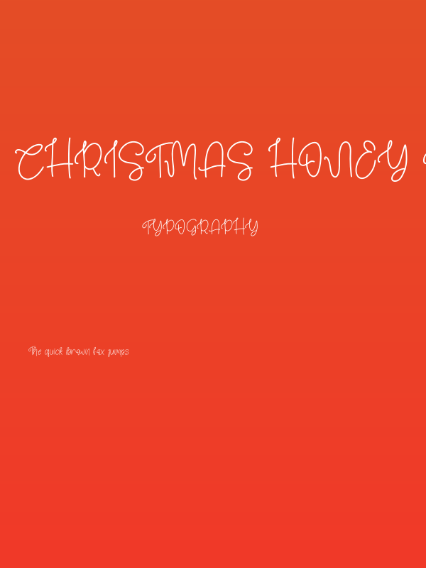 Christmas Honey Regular Poster