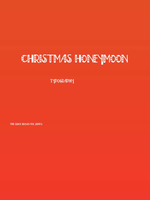Christmas Honeymoon Poster