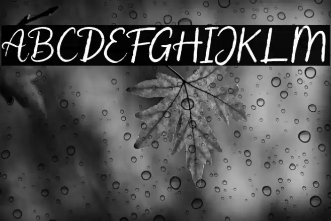 Christmas Ink Font examples