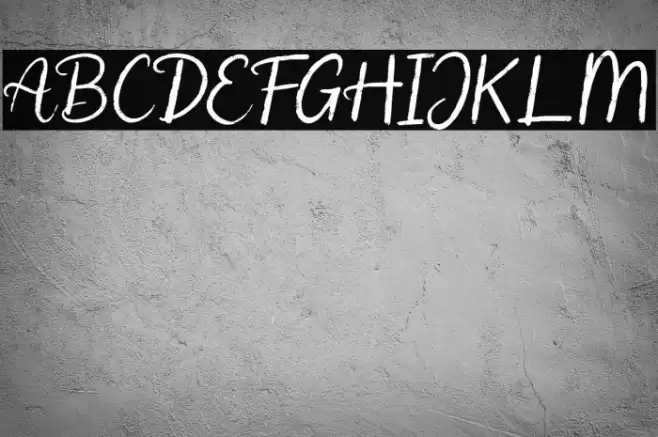 Christmas Ink Font examples