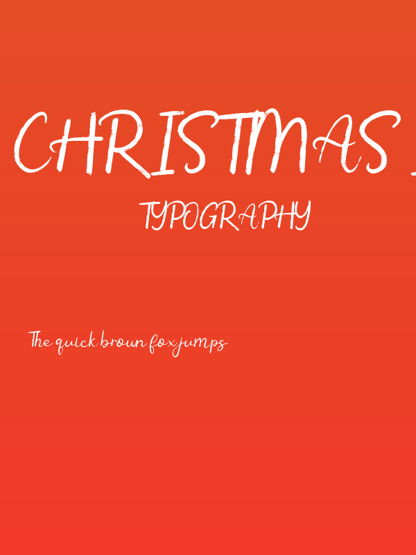 Christmas Ink Poster