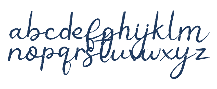 Christmas Ink Lowercase