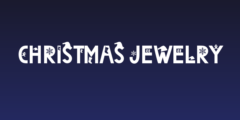 Christmas Jewelry Social Header