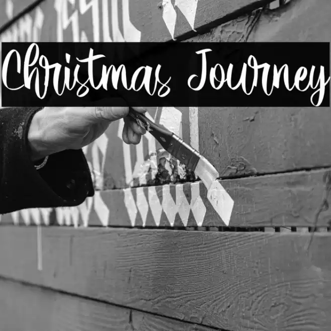 Christmas Journey Font examples