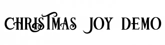 Christmas Joy Demo 字体