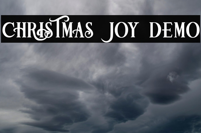 Christmas Joy Demo Example 3