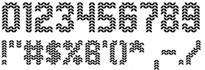 Christmas Jumper 2023 Regular Font Alte caractere