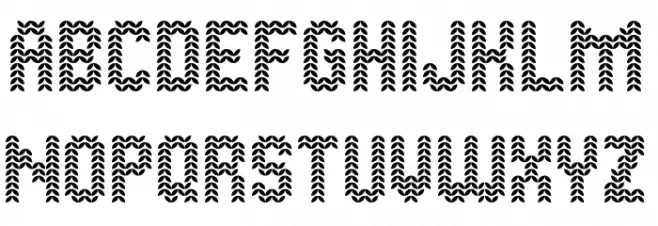 Christmas Jumper 2023 Regular Font Litere mari