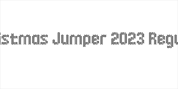 Christmas Jumper 2023 Regular Logo