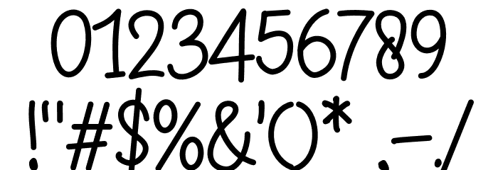 Christmas Kids Font OTHER CHARS
