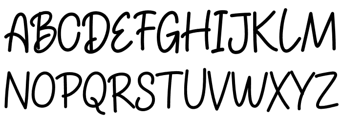 Christmas Kids Font UPPERCASE