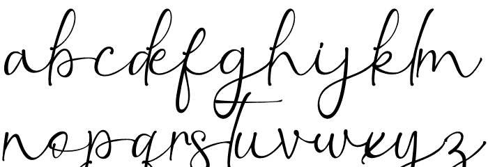 Christmas Leaf - Personal Use Font LOWERCASE