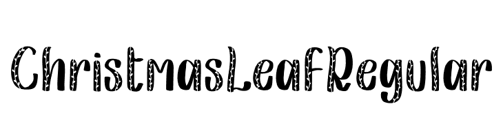 Christmas Leaf Regular  لخطوط تنزيل