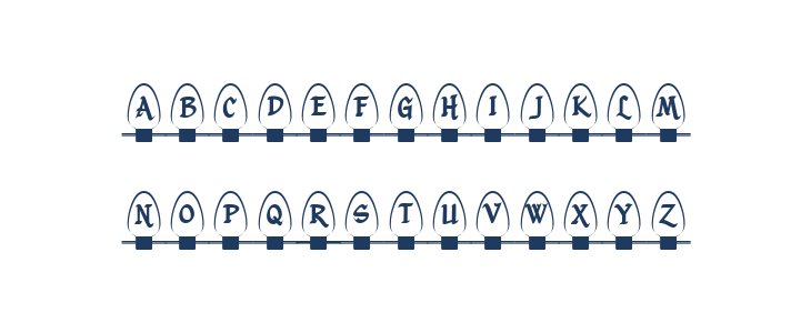 Christmas Lights Indoor Uppercase