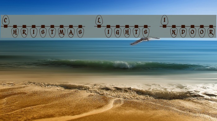 Christmas Lights Indoor Example 1