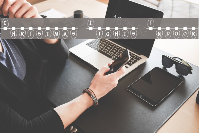 Christmas Lights Indoor Example 2