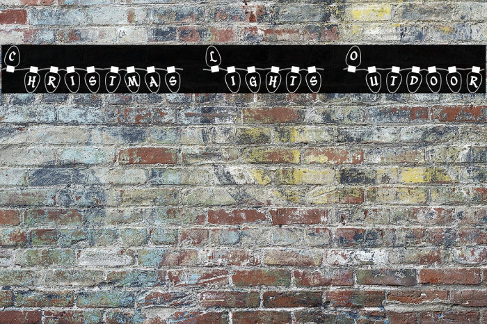 Christmas Lights Outdoor Example 2