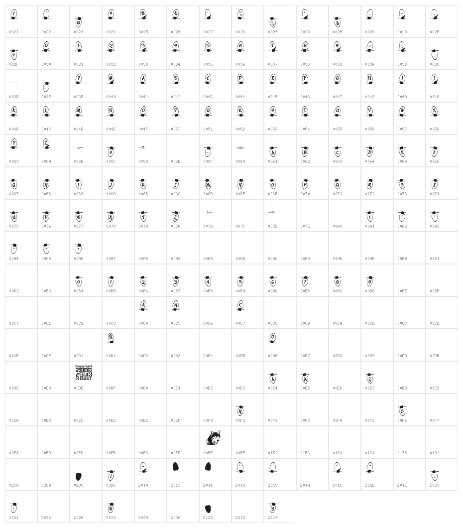 Christmas Lights Outdoor Character Map