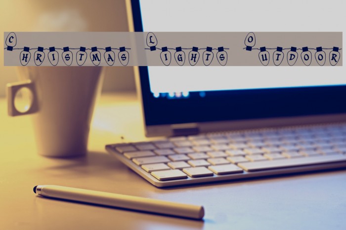 Christmas Lights Outdoor Example 2