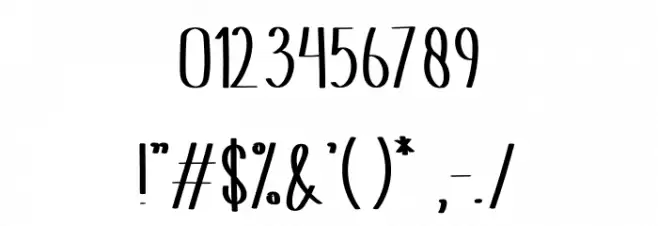 Christmas Lolipop フォント その他の文字