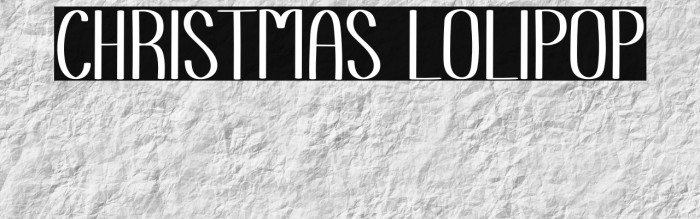 Christmas Lolipop Example 1