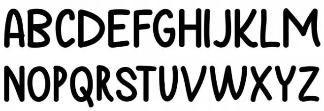 Christmas Love Font UPPERCASE