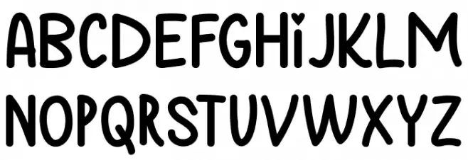 Christmas Love خط أحرف صغيرة