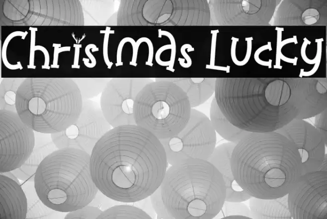 Christmas Lucky Font examples