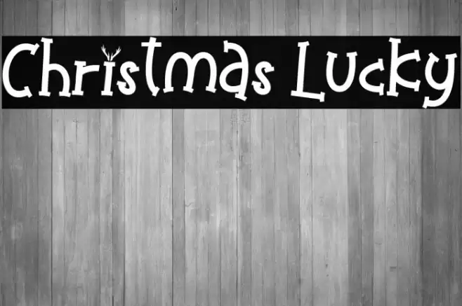 Christmas Lucky Font examples