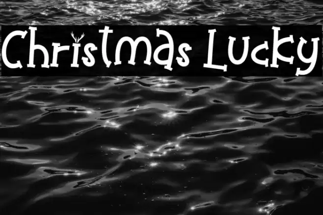 Christmas Lucky Font examples