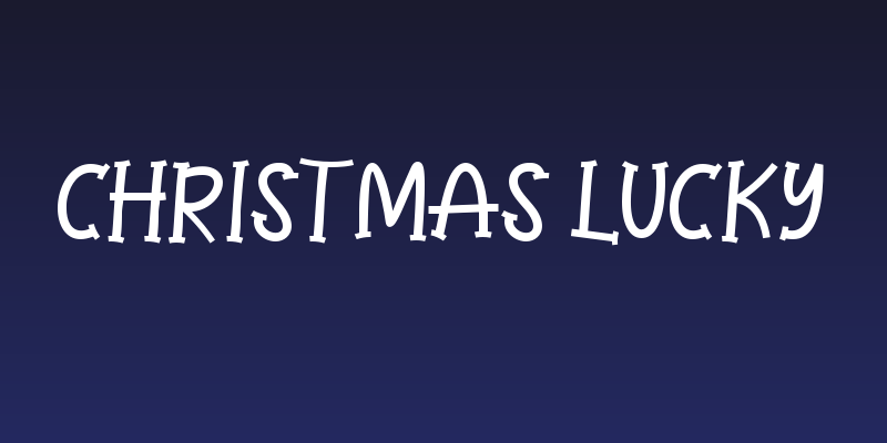 Christmas Lucky Social Header