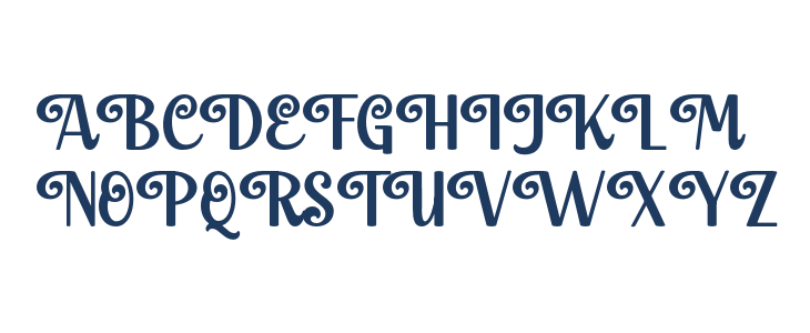 Christmas Maddison Regular Uppercase