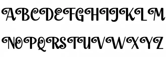 Christmas Maddison Regular フォント 大文字