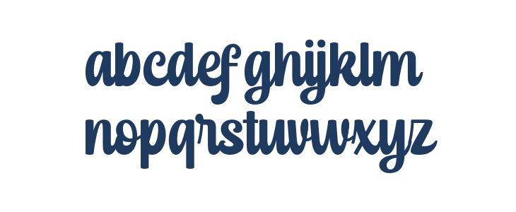 Christmas Maddison Regular Lowercase