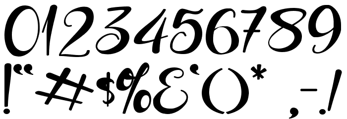 Christmas Magic Font OTHER CHARS