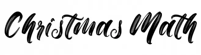 Christmas Math 免费字体下载