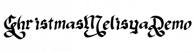 Christmas Melisya Demo 免费字体下载