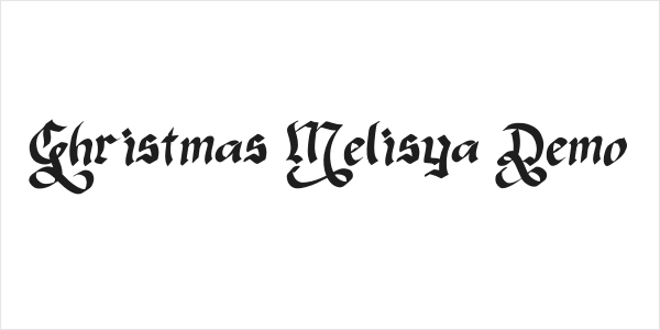 Christmas Melisya Demo Logo