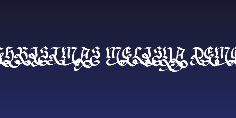 Christmas Melisya Demo Social Header