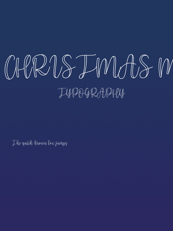 Christmas Melody Poster