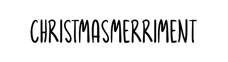 Christmas Merriment  Frei Schriftart Herunterladen
