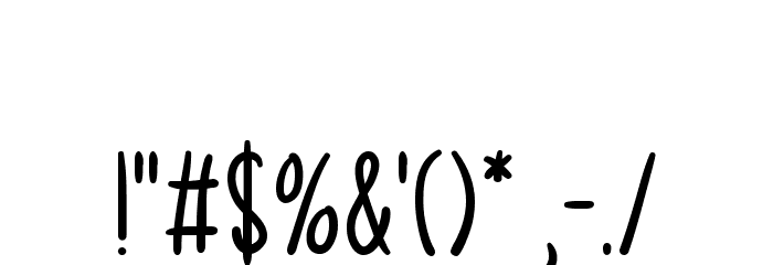 Christmas Merriment Font OTHER CHARS